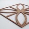 Ekena Millwork Large Swansea Decorative Fretwork Wood Wall Panels, Walnut, 23 3/8"W x 23 3/8"H x 3/8"T WALW24X24X0375SWNWA - alternate 3
